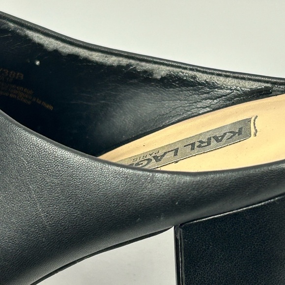 Karl Lagerfeld Paris Jensen Mule in Black Size 7.5 - Picture 9 of 12